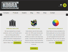 Tablet Screenshot of kobrapaintusa.com